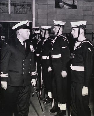 Reviewing the Royal Canadian Sea Cadets Renown, St. Catharines