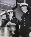 Commander R.T. Bennett, CO HMCS Star-Hamilton inspecting Royal Canadian Sea Cadets, St. Catharines