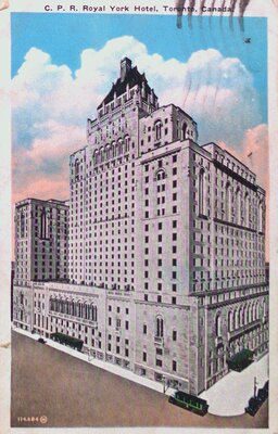 Postcard of C.P.R. Royal York Hotel