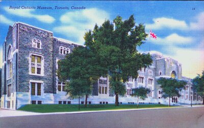 Postcard of Royal Ontario Museum