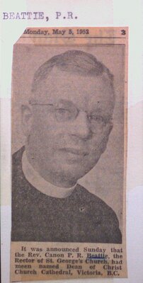 BEATTIE, Rev. Canon P.R.