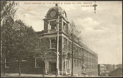 Head Offices of the Frost & Wood Co, Ltd. Smith's Falls, Ont. postcard