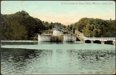 In the Locks at Jones Falls, Rideau Lakes, Ont.
