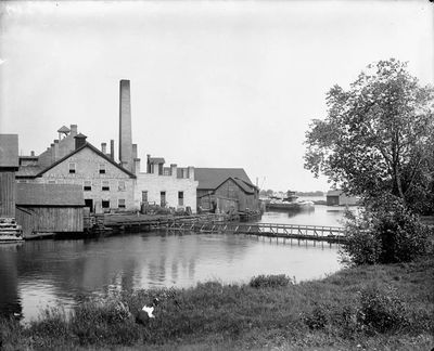 Frost & Wood, foundry and machine shop, Smiths Falls by William J. Topley (1845-1930)