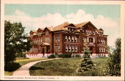 Collegiate Institute, Smiths Falls postcard