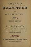 Ontario gazetteer and business directory 1888-89