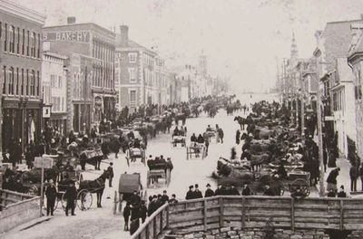 Beckwith Street, Smiths Falls postcard