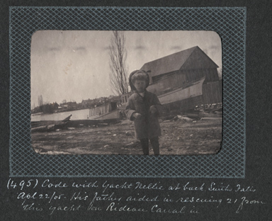 The yacht Nellie, Smiths Falls by  Edwin Lester Brittain, 1905