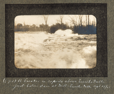 View of Smiths Falls and the Rideau River by  Edwin Lester Brittain, 1908