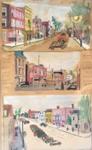 Watercolour sketches by John William Forde, 1938, Smiths Falls