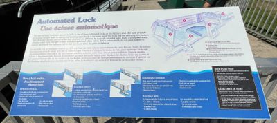 Combined Lock 29a signage, Smiths Falls