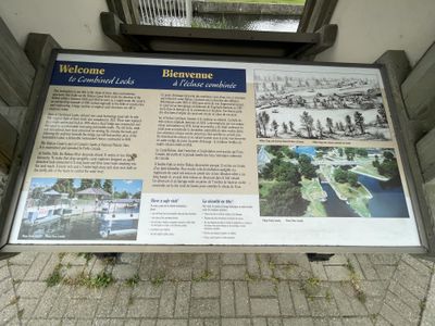 Combined Lock 29a signage, Smiths Falls