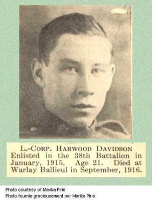 L.Cpl Harwood Davidson photograph