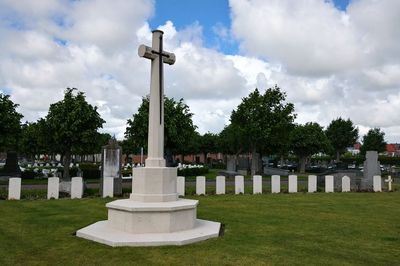 Cross of Sacrifice, Blankenberge Town Cemetery, Belgium