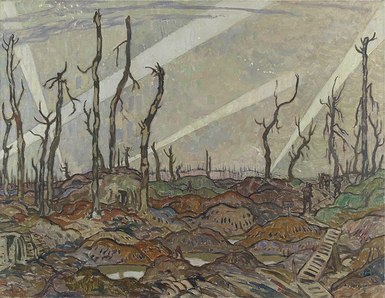 A Copse, Evening by A.Y. Jackson, 1918