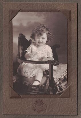 Studio photograph of Geraldine or Margaret Couch, Smiths Falls, ca. 1910