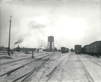 Canadian Pacific Railway train station, Smiths Falls, ca. 1905