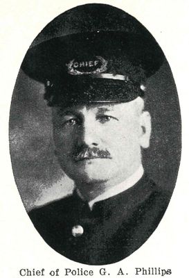 Chief of Police G. A. Phillips, Who's Who, Smiths Falls, 1924