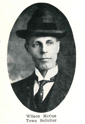 Wilson McCue, Who's Who, Smiths Falls, 1924