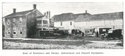 J.J. Marsh furniture store, funeral home and residence, Who's Who, Smiths Falls, 1924