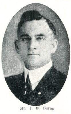 Mr. J.E. Burns, Who's Who, Smiths Falls, 1924