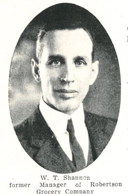 W.T. Shannon, Who's Who, Smiths Falls, 1924