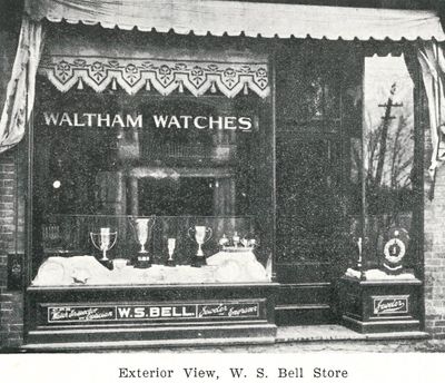 Bell's Jewelry Store, Who's Who, Smiths Falls, 1924