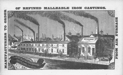 Smiths Falls Malleable Iron Works, Ontario gazetteer and business directory, 1884-1885

