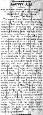 Another Fire, Rideau Record, 15 October 1896