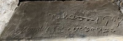 Burrough inscription, Smiths Falls, photo courtesy of Ted Outerbridge