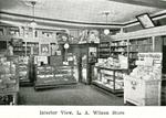 L.A. Wilson Drug Store interior, Who's Who, Smiths Falls, 1924