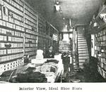 Ideal Shoe Store interior, Who's Who, Smiths Falls, 1924