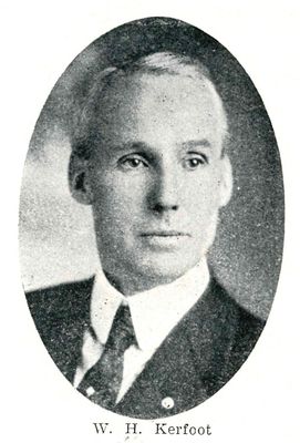 W.H. Kerfoot, Kerfoot's Book and Stationery Store, Who's Who, Smiths Falls, 1924