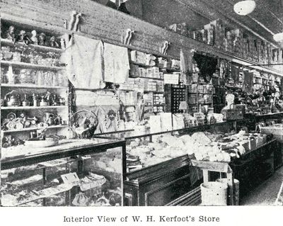 Kerfoot's Book and Stationery Store interior, Who's Who, Smiths Falls, 1924