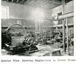 Engine room, Waterworks Power House, ...