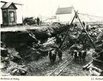 Cornelia Street excavation by J.J. Kerfoot, Smiths Falls, ca. 1911