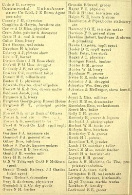 Smiths Falls description, Province of Ontario gazetteer and directory, 1910-11