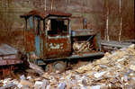Petite locomotive de triage abandonnée à la scierie Field Lumber / Abandoned Field Lumber small yard locomotive