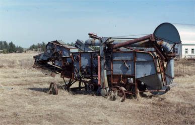 Batteuse à grains Dion / Dion threshing machine