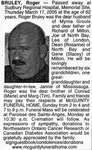 Nécrologie / Obituary Roger Bruley