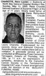 Nécrologie / Obituary Rene Lucien Charette