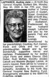 Nécrologie / Obituary Audrey June Lafrance (née Ferris)