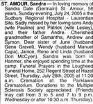 Nécrologie / Obituary Sandra St. Amour (née Dale)