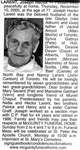 Nécrologie / Obituary Joseph Hector Larent