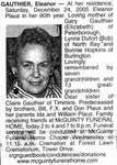 Nécrologie / Obituary Eleanor Gauthier (née Plaus)