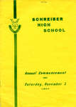 Schreiber High School 1968 Commencement Pamphlet