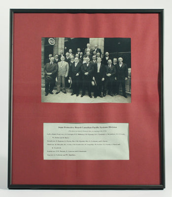 Photograph of Joint Protective Board Canadian Pacific Systems Division