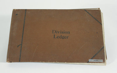 Division Ledger 1918-1941