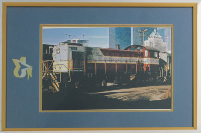 Framed Photograph of Engine 6539