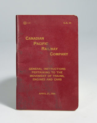 Red Canadian Pacific Railway Company Booklet